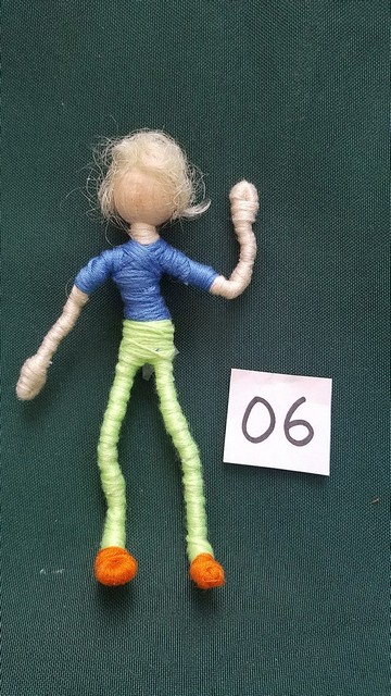 Elf Doll & Accessories - 15 Piece Set - Blonde Hair - Removable Clothes - Fairy Garden - Dollhouse - 6'' Tall - Handmade