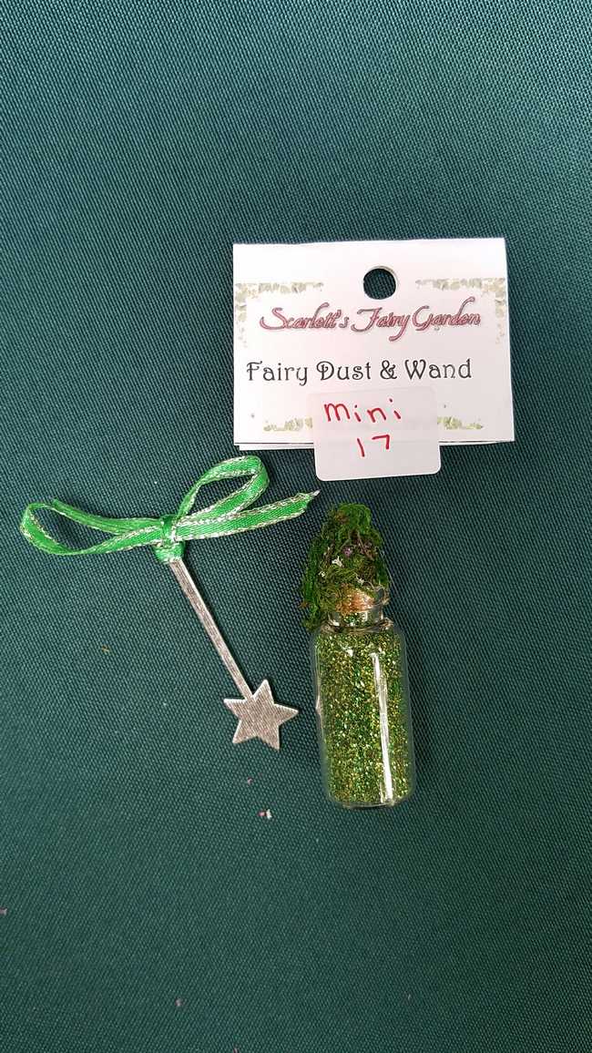 Read more: Miniature Fairy Dust - Green Glitter - Glass Bottle - Tiny Silver Star Wand - Dollhouse - Fairy - 2'' - Hand Made